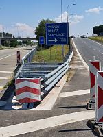 Montáž tlumiče nárazu na silnci I50 v Brně